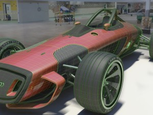 audi car union 2017 3D 모델