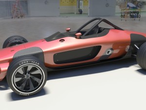 audi car union 2017 3D 모델