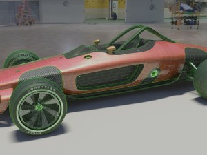 audi car union 2017 3D 모델