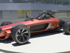 audi car union 2017 3D 모델