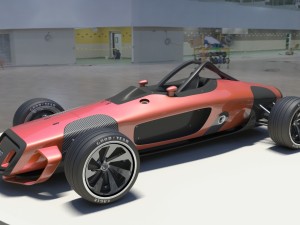 audi car union 2017 3D 모델