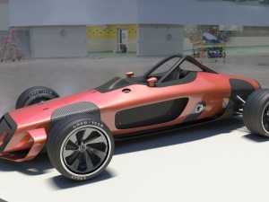 audi car union 2017 3D 모델