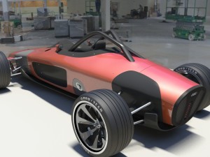 audi car union 2017 3D 모델