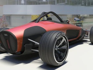 audi car union 2017 3D Model