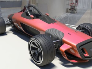 audi car union 2017 3D 모델