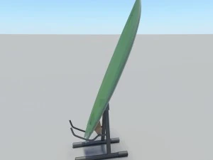 prancha de surf v02 Modelo 3D