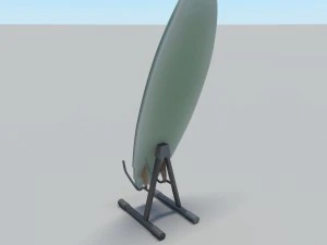 prancha de surf v02 Modelo 3D