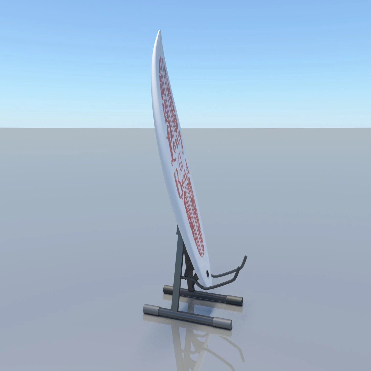 дошка для серфінгу v3 3D Модель .c4d .max .obj .3ds .fbx .stl .blend 