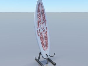 surfboard v3 3D 모델