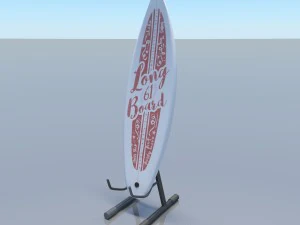 дошка для серфінгу v3 3D Модель
