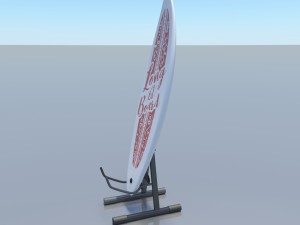 surfboard v3 3D 모델