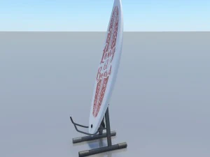 дошка для серфінгу v3 3D Модель