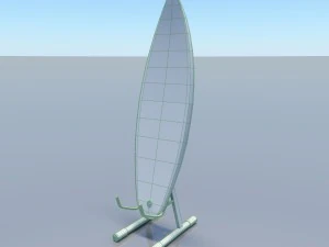 дошка для серфінгу v3 3D Модель