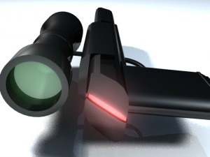 scifi blaster 3D Model
