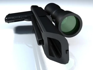scifi blaster 3D Model