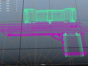 scifi blaster 3D Model