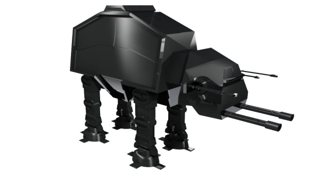 star wars at-at 3D Model .c4d .max .obj .3ds .fbx .stl .blend 