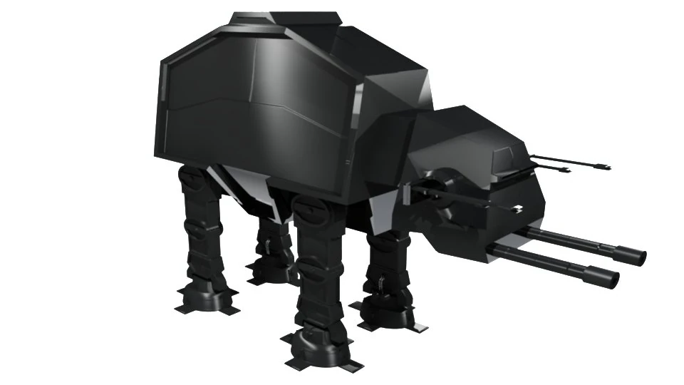 star wars at-at 3D Model .c4d .max .obj .3ds .fbx .stl .blend 