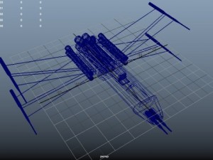 star wars x-wing Modelo 3D