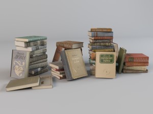 books 3D Model