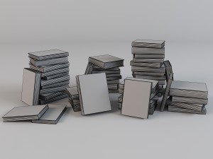 books 3D 模型
