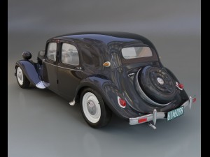 citroen traction avant 3D Model