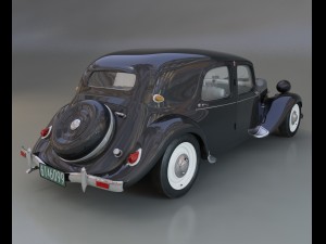 citroen traction avant 3D Model