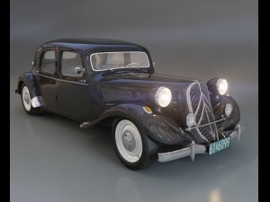 citroen traction avant 3D Model