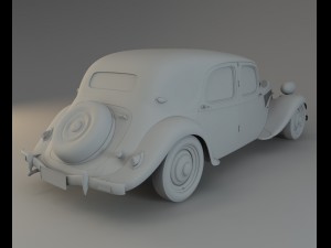 citroen traction avant 3D Model