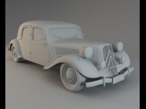 citroen traction avant 3D Model