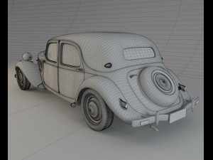 citroen traction avant 3D Model