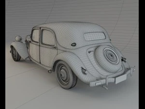 citroen tra&ccedil;&atilde;o avant Modelo 3D