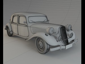 citroen traction avant 3D Model