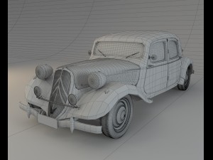 citroen traction avant 3D Model