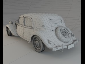 citroen traction avant 3D Model