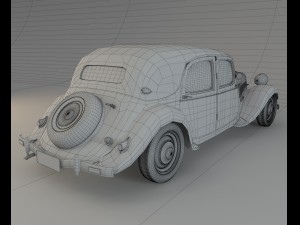 citroen traction avant 3D Model