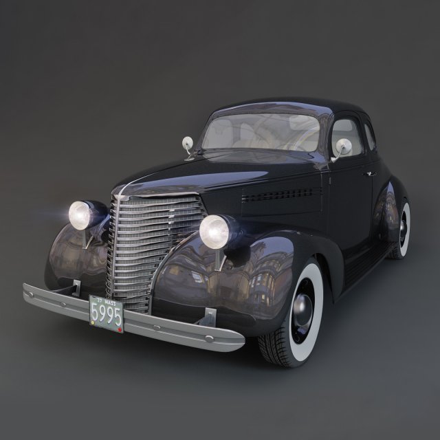 chevrolet master 1938 Modèle 3D .c4d .max .obj .3ds .fbx .stl .blend