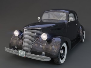 chevrolet master 1938 3D Model