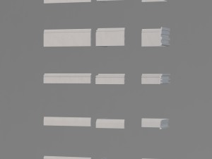 floor baseboards orac classic home 3D Модель