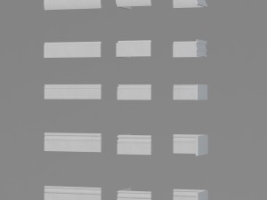 floor baseboards orac classic home 3D Модель