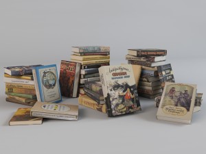 books 3D Model