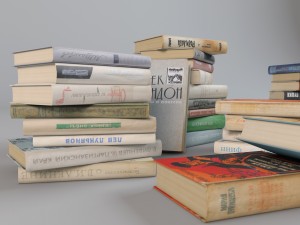 books vol3 Model 3D