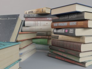 books vol3 Model 3D