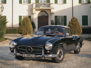 mercedes 190sl coupe 3D Model