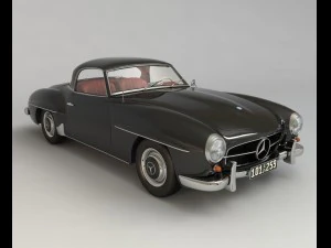 mercedes 190sl coupe 3D Model