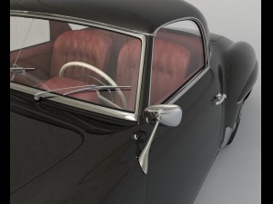 mercedes 190sl coupe Modello 3D