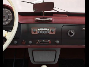 mercedes 190sl coupe 3D Model