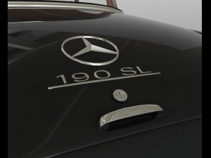 mercedes 190sl coupe Modello 3D