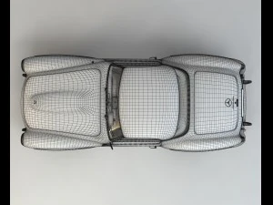 mercedes 190sl coupe 3D Model