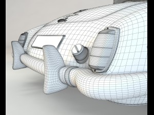 mercedes 190sl coupe Modello 3D